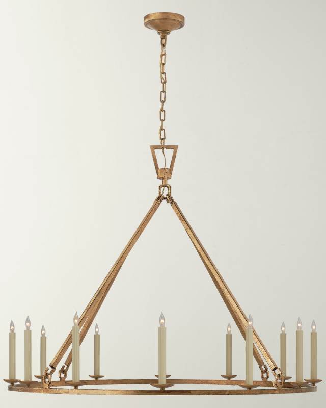 Darlana Extra Large Single Ring Chandelier By Chapman & Myers